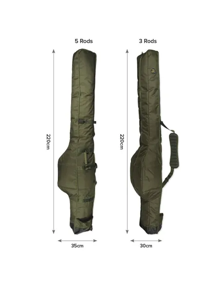 Carp Spirit Fishing Rod Sleeves With Padded Dividers Magnum Multi Sleeves Rod Sleeves Carpfishing Carp Spirit