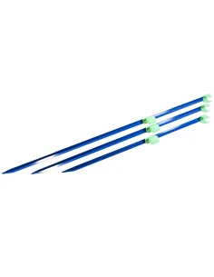 Ragot Metal Rod Holder Peg with Fluorescent Inserts for Fishing Aluminium Bank Stick - Phospho Surfcasting Pegs Ragot