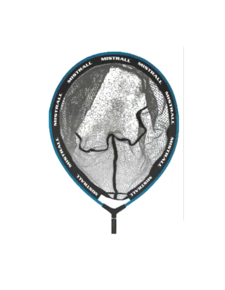 Mistrall landing net head universal thread 50x42 cm 6mm mesh