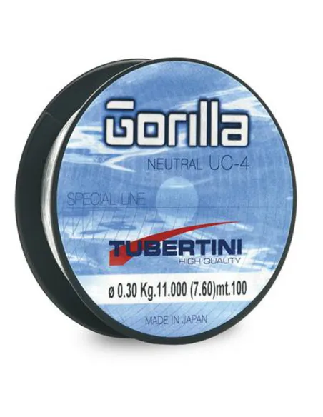 Tubertini Gorilla Neutral nylon da pesca 100mt Monofili Tubertini