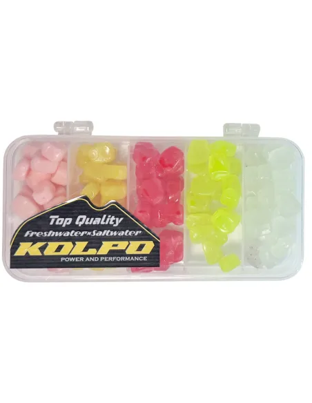 Kolpo Corn artificial soft multicolor 5 colors 125 pcs