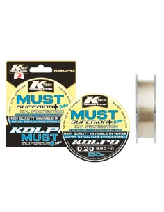 Kolpo Must high quality monofilament fishing line for reels and lines 150mt