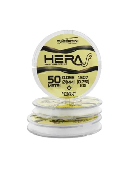 Tubertini Hera F filo da pesca monofilo da terminali 50mt - fishing tackle