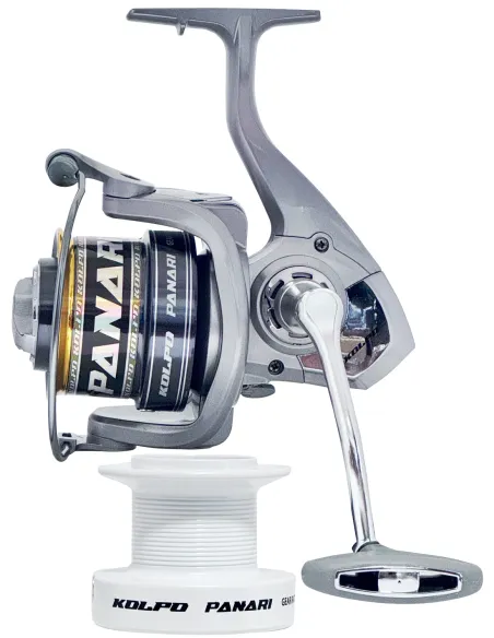 Kolpo Panari Mulinello da pesca Surfcasting 7+1 cuscinetti con doppia bobina Mulinelli Surf Casting Kolpo