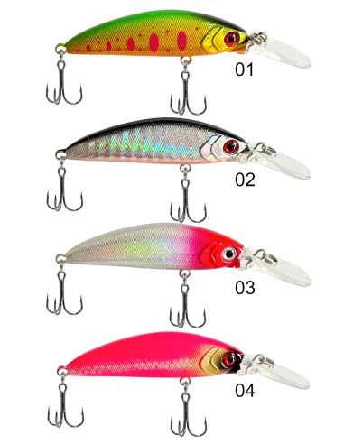Kolpo Dusk Artificiale da pesca spinning e traina 7.0cm 5.9gr sinking Esche Artificiali Minnow Kolpo