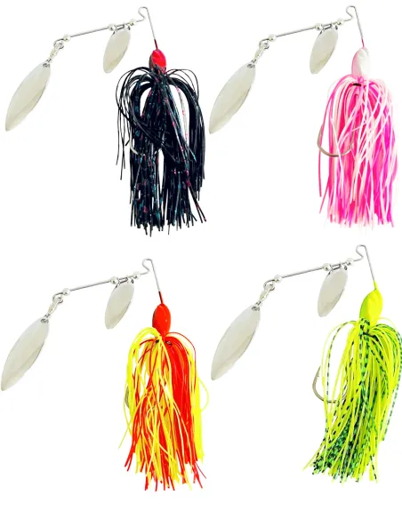 Kolpo Spinner Bait Artificiale da pesca bass fishing 9.7cm 10gr