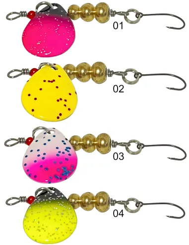 Kolpo Vorx Artificial rotating fishing spinning mono hook 6 grams 4.5