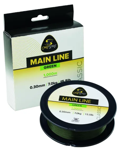 Carp Spirit Monofilo Classic Mainline Green Monofili Carp Spirit