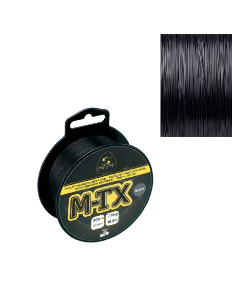Carp Spirit Monofilo M-Tx Black 300M Monofili Carp Spirit