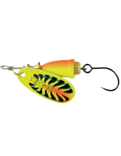 Blue Fox Cucchiaino Vibrax Fluorescent Amo Singolo Senza Ardiglione 8 Gr Artificiale da Pesca