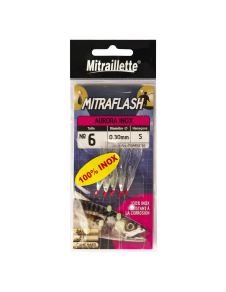 Ragot Sabiki Mitraflash Aurora Stainless Steel 8.6 Gr Fishing Lure Sabiki Ragot