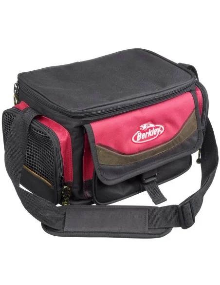 Berkley System Bag 2015 Red-Black + 4 Boxes Borse da pesca Berkley