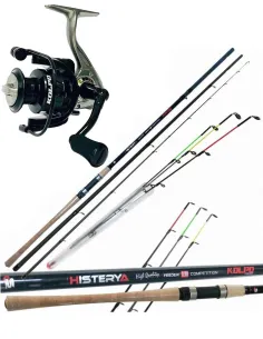Kolpo Feeder Canna Histerya Fishing Kit in Carbon Reels and Feeders