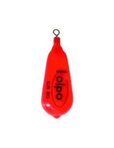 Kolpo pear fishing lead with phosphorescent rolling swivel