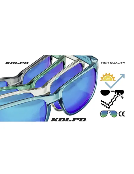 Lampedusa Blue Polarized Fishing Glasses with UV Lenses – Clear Vision, No Glare