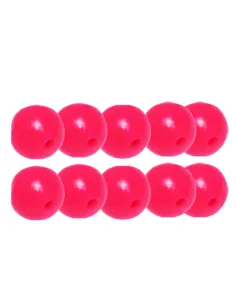 Kolpo Round Beads soft perline morbide Rotonde rosse 10pz