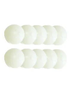 Kolpo Round Beads soft White Round Beads 10pcs