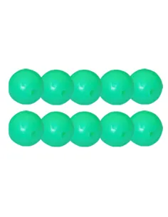 Kolpo Round Beads soft perline morbide Rotonde Verdi 10pz