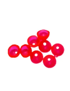 kolpo open bead Red open split beads lead breaker vortex spinning 10 pcs