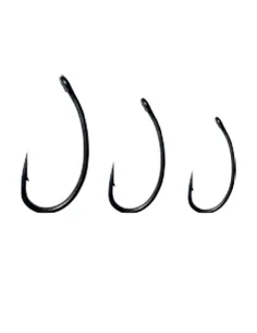 Kolpo Carp Fishing Hook G Matt Black with Eye 10 pcs