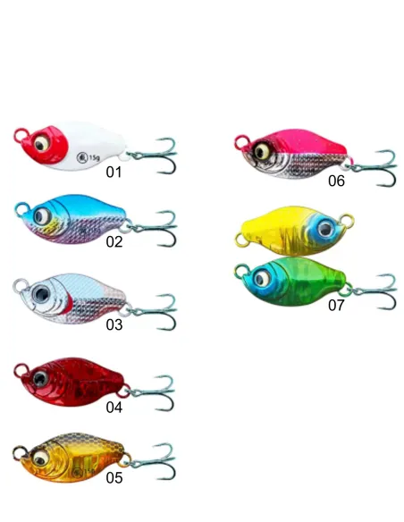 Jig Drix Kolpo 35 mm 10 light metal jig with anchor