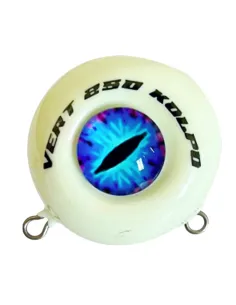 Kolpo Vert White Artificial metal lure for vertical jigging for groupers and dentex