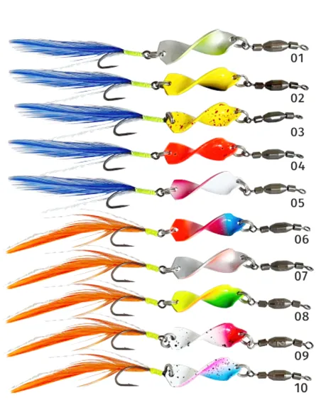 Kolpo Vortice Artificial Fishing Spinning and Coastal Trolling 70mm 3gr Kolpo Undulating