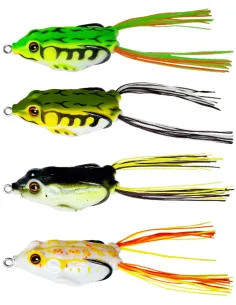 Zoom Frog Esche Da Pesca In Plastica Morbida - Confezione Da 3