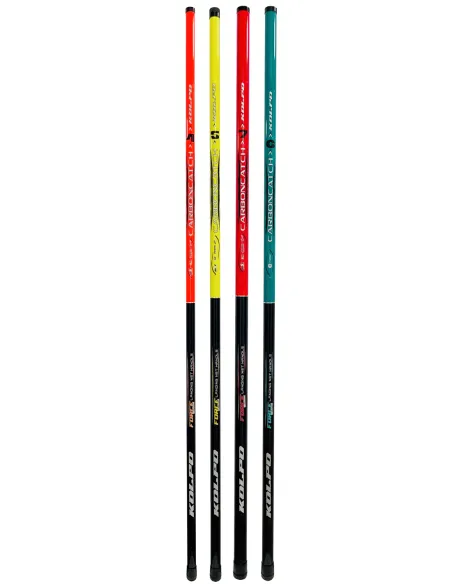 Kolpo Carboncatch telescopic fishing landing net in high modulus carbon