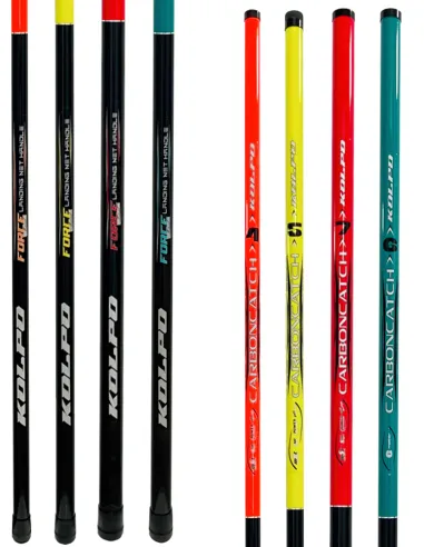 Kolpo Carboncatch telescopic fishing landing net in high modulus carbon
