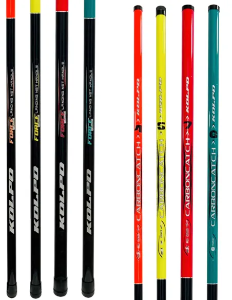 Kolpo Carboncatch telescopic fishing landing net in high modulus carbon