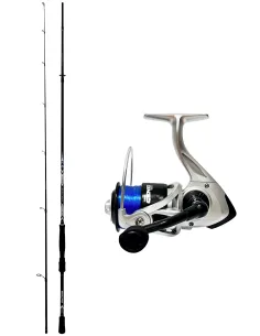 Kolpo Cobo Spinning Fishing Rod 7-30g 2.10mt + Reel with Line Home