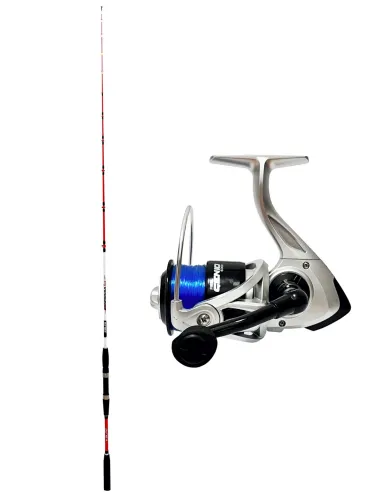Kolpo combo boat fishing rod concordia one + reel with line
