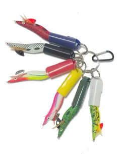 Kolpo 6-Hook Squid Holder – Practical Case with Velcro and Snap Hook for Cuttlefish and Squid 2