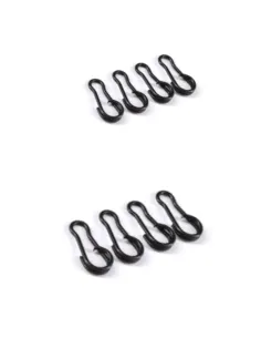 Kolpo Bent Head Split Ring 10 pcs – Quick and Safe Snap Hook for Terminals, Leads and Lures