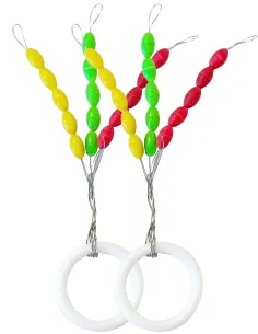 Kolpo Stopper Multicolor 5 mm – Pack of 30 for floats and surfcasting