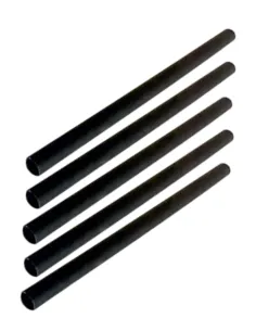 Kolpo Black Heat Shrink Tubing – Terminal and Node Protection, 5 Pieces (Ø 2.5 / 3.5 mm) 2