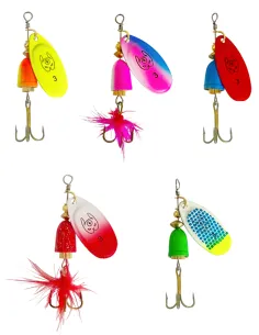 Kolpo Attira Spinning Spoon Size 3 – 65 mm, 7.8 g, Super Catchy in 5 Colors