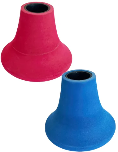 Kolpo universal combat rear cap for trolling, vertical, catfish and sturgeon rods, blue and red