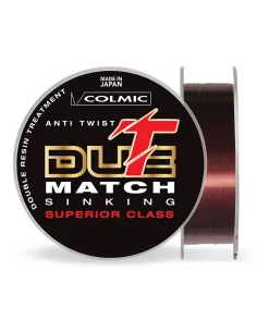 Colmic T-DUE Sinking Match Fishing Line 300m – Technical sinking monofilament for match fishing