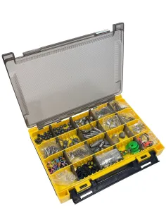 KOLPO 356 Pieces Soft Lure Hardware Set, Offset Hooks, Jig Heads, Leads