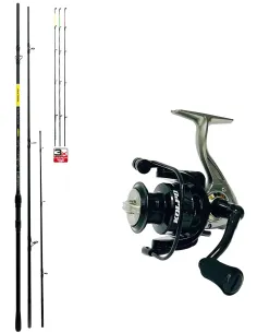 Kolpo Combo Feeder Fishing Feed Expert 3.60 m + Hero Reel Aluminum Spool