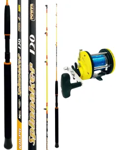 Kolpo Combo Coastal Trolling Spinnaker + Laguna Troll Reel with Line – Compact and Reliable Power