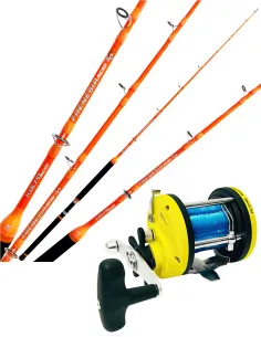 Kolpo Combo Trolling Frenesia Acid 20/50 lbs + Laguna Troll Reel with Line – Extreme Power and Precision