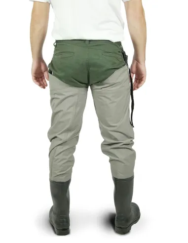 Colmic Hip Waders in 210T Taslon – Waterproof and Lightweight Technical Thigh Waders for Fishing
