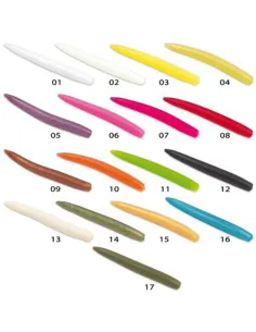 Seika SK Trout Straight Worm 65mm 2.23g – High-Attraction Rotating Soft Worm for Lake Trout