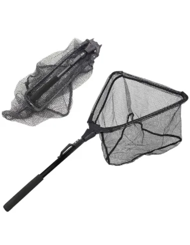 Kolpo Tactical Spinning Landing Net Foldable with EVA Handle and Belt Hook 95 cm
