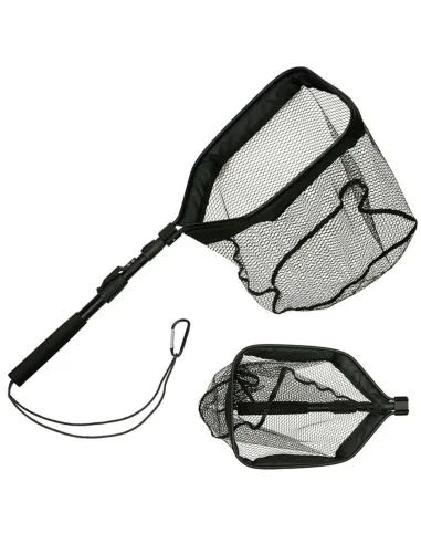 Kolpo Tactical Landing Net Teleadjustable Foldable Spinning with EVA Handle and Hook