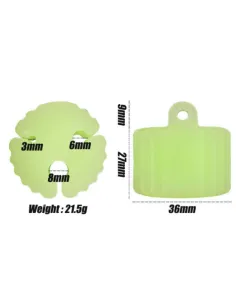 Kolpo 3-Compartment Spinning/Feeder Rod Stopper – 5 Colors, Secure Lock 36x27 mm 2