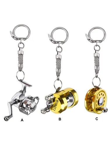 Kolpo Reel Keychain – Spinning, Trolling, and Fly Fishing Models